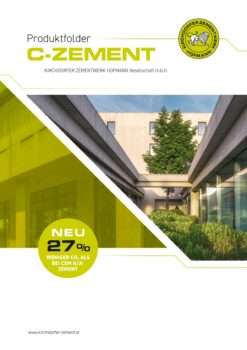 Produktfolder C-ZEMENT